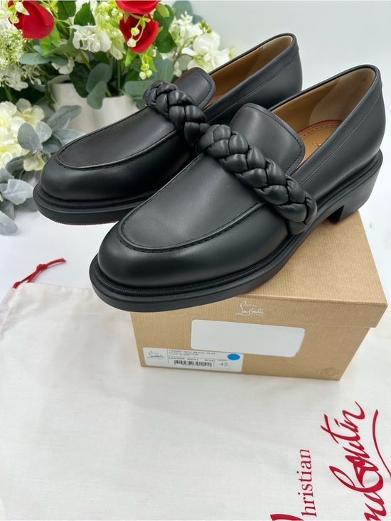 Men\'s Christian Louboutin URBINO leather loafers size 42 men in Italy